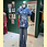 Thumbnail: 牛仔扎染上衣(深色) Dark Blue denim tie-dye Qipao Style Top NS-664