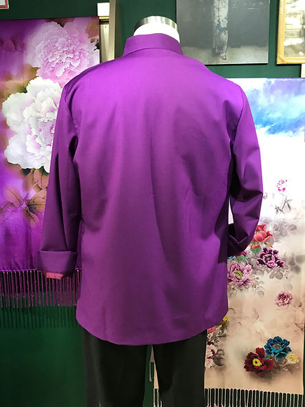 紫龍唐裝外衣 Purple Dragon Tang Suit Cheongsam NS-289