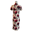 Thumbnail: 紅玫瑰短旗袍 Red Rose short qipao P-015