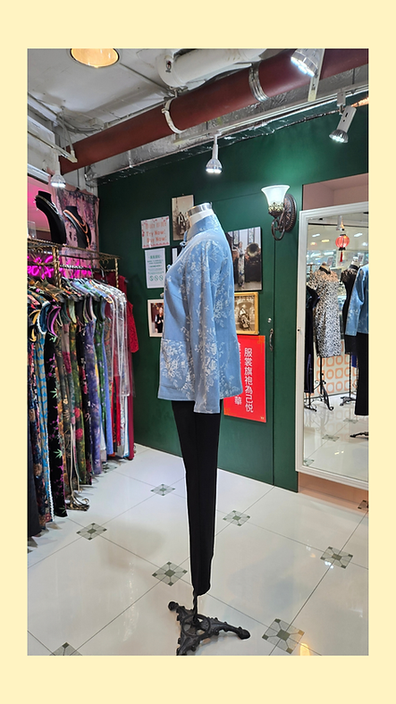 牛仔提花布外套 Denim WomanTang Suit Jacket NS-662