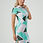 Thumbnail: 綠白色幾何圖案旗袍  Green and white geometric pattern cheongsam Qipao V015