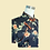 Thumbnail: 黑底康乃馨旗袍  Carnation cheongsam Qipao B-018