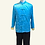 Thumbnail: 富貴吉祥單面男士唐裝外套 (湖藍+黃) Chinese Tung Suit Man Coat L-017