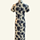 Thumbnail: 墨玫芳華短旗袍 Obsidian Rose short qipao P-005