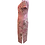 Thumbnail: 仿皮絨金絲牡丹短旗袍 (粉色) Faux Suede Golden trim Peony short qipao (Pink) P-013