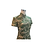 Thumbnail: 墨綠色條紋旗袍 Dark Green Stripes short qipao P-017
