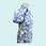Thumbnail: 青花瓷短旗袍 White and Blue Porcelain Qipao V022