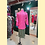 Thumbnail: 單面中性外套 (玫紅+綠色) Oriental pattern Jacket (Rose Red and Forest Green) NS-651