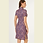 Thumbnail: 彩色碎花圖案短旗袍  Floral pattern short cheongsam Qipao B-014