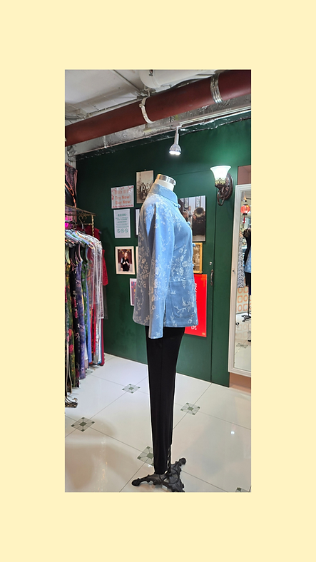 牛仔提花布外套 Denim WomanTang Suit Jacket NS-662