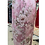 Thumbnail: 仿皮絨金絲牡丹短旗袍 (粉色) Faux Suede Golden trim Peony short qipao (Pink) P-013