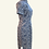 Thumbnail: 蝴蝶花牛仔布短旗袍 Butterfly Denim short qipao NS-648