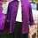 Thumbnail: 紫龍唐裝外衣 Purple Dragon Tang Suit Cheongsam NS-289