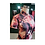 Thumbnail: 啡紅黑水彩旗袍 Watercolor Palette of Brown, Red, and Black short qipao P-020