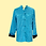 Thumbnail: 富貴吉祥雙面男士唐裝外套 (啡+湖藍) Reversible Man Jacket (Brown + Lake Blue)  V037