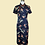 Thumbnail: 黑底康乃馨旗袍  Carnation cheongsam Qipao B-018