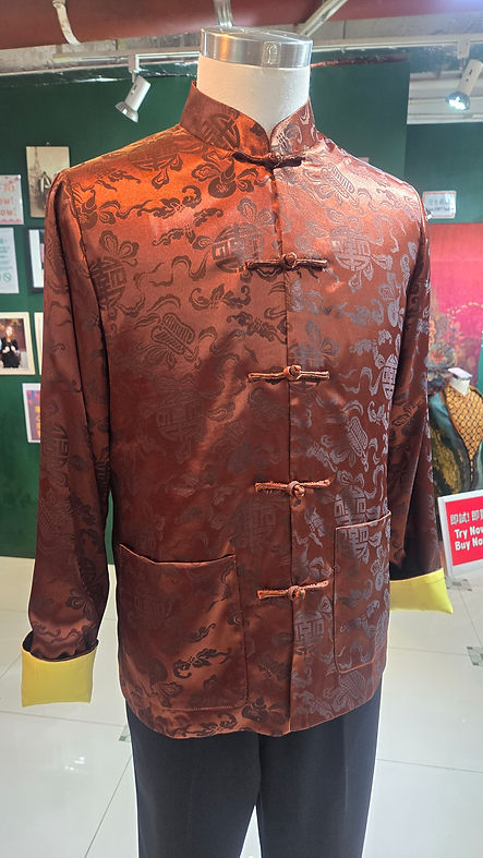 單面唐裝中性外套 Unisex Tang Suit Cheongsam L-021