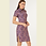 Thumbnail: 彩色碎花圖案短旗袍  Floral pattern short cheongsam Qipao B-014