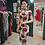 Thumbnail: 紅玫瑰短旗袍 Red Rose short qipao P-015