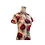 Thumbnail: 紅玫瑰短旗袍 Red Rose short qipao P-015