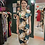 Thumbnail: 暖墨生花短旗袍 Green Floral Elegance short qipao P-016