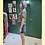 Thumbnail: 黑色千鳥紋玫瑰花上衣 Black Houndstooth Rose Qipao Style Top P-042