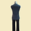Thumbnail: 藍色金鳥拼布背心 Blue Gold Bird Patchwork Vest L-011
