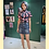 Thumbnail: 粉紅帝王花上衣 Pink Protea Qipao Style Top P-041