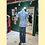 Thumbnail: 牛仔扎染上衣(淺色) Light-colored denim tie-dye Qipao Style Top NS-663