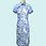 Thumbnail: 青花瓷短旗袍 White and Blue Porcelain Qipao V022