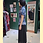 Thumbnail: 牛仔扎染上衣(深色) Dark Blue denim tie-dye Qipao Style Top NS-664